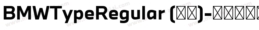 BMWTypeRegular (正文)字体转换
